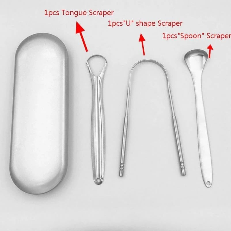 Tounge Cleaning Kit with Handy Case